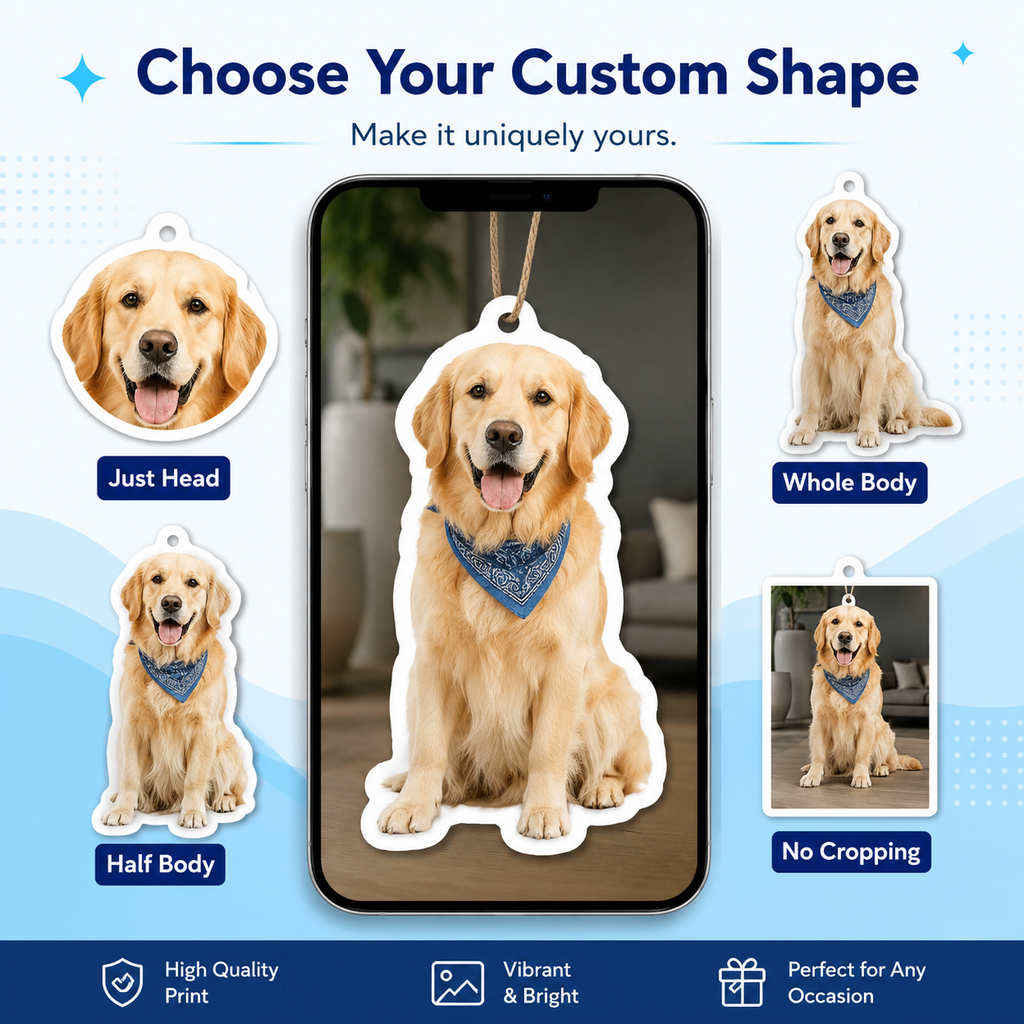 Personalized Custom Air Freshener With Your Photo