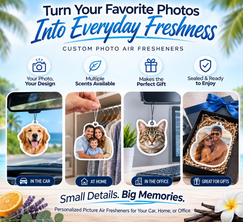 Personalized Custom Air Freshener With Your Photo