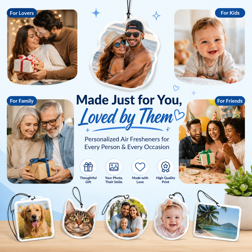Personalized Custom Air Freshener With Your Photo